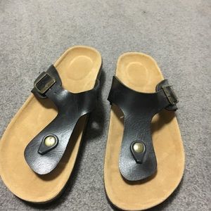 Black Anna Sandals